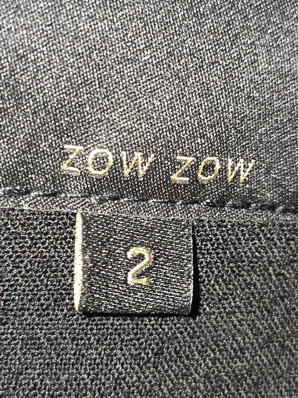 Zow Zow Womens Black Three-Quarter Sleeve Flared Coat - Picture 2 of 5